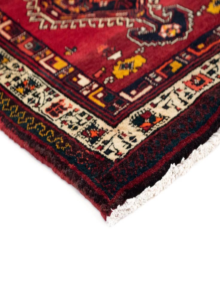 Detail image of  3' 9 x 10' 10  Hand Knotted Ardabil Persian Wool Runner Rug