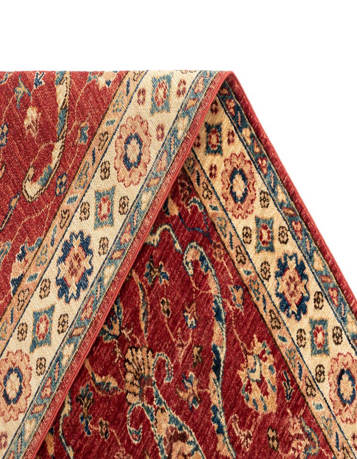 Detail image of  2' 7 x 9' 8 Ariana Ziegler Wool Runner Rug