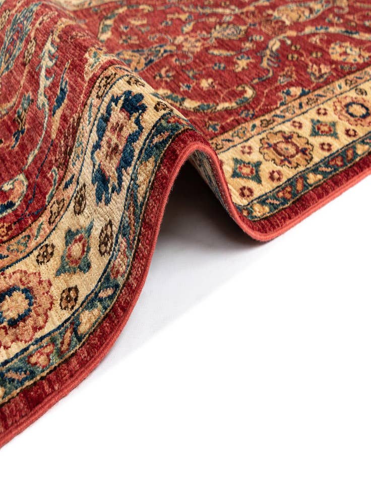 Detail image of  2' 7 x 9' 8 Ariana Ziegler Wool Runner Rug