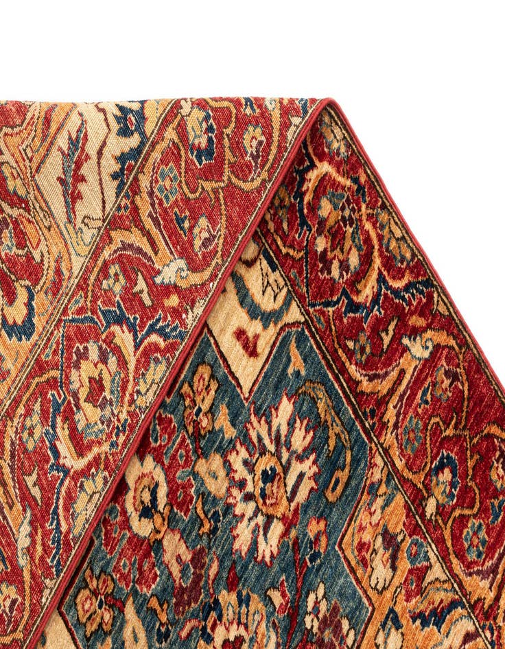 Detail image of  2' 9 x 9' 7 Ariana Ziegler Wool Runner Rug