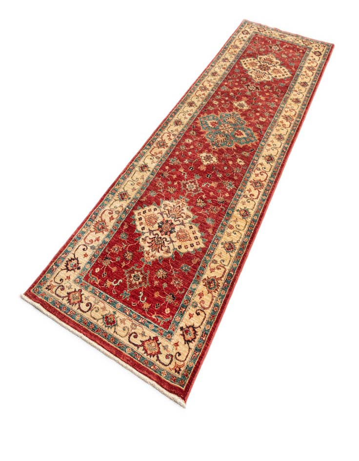 Detail image of  2' 8 x 9' 3 Ariana Ziegler Wool Runner Rug