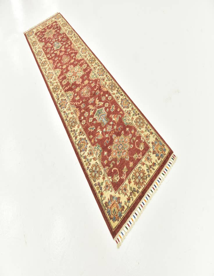 Detail image of  2' 8 x 9' 9  Hand Knotted Ariana Ziegler Runner Rug