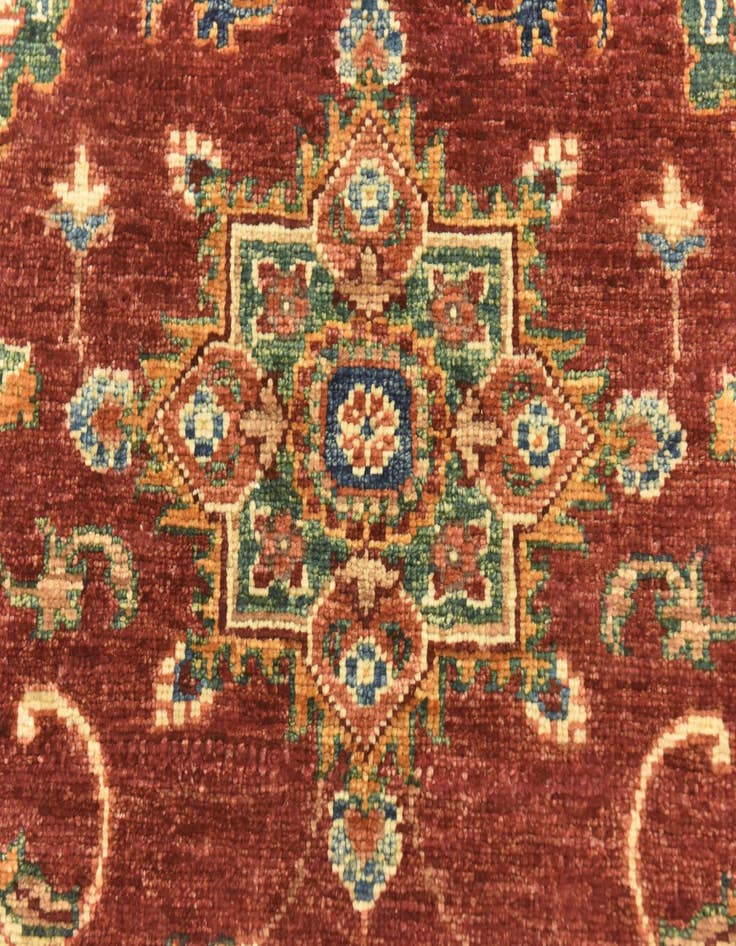 Detail image of  2' 8 x 9' 9  Hand Knotted Ariana Ziegler Runner Rug