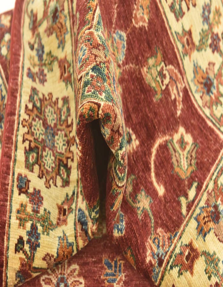Detail image of  2' 7 x 9' 9  Hand Knotted Ariana Ziegler Runner Rug