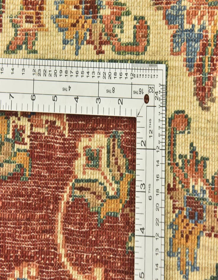 Detail image of  2' 7 x 9' 9  Hand Knotted Ariana Ziegler Runner Rug