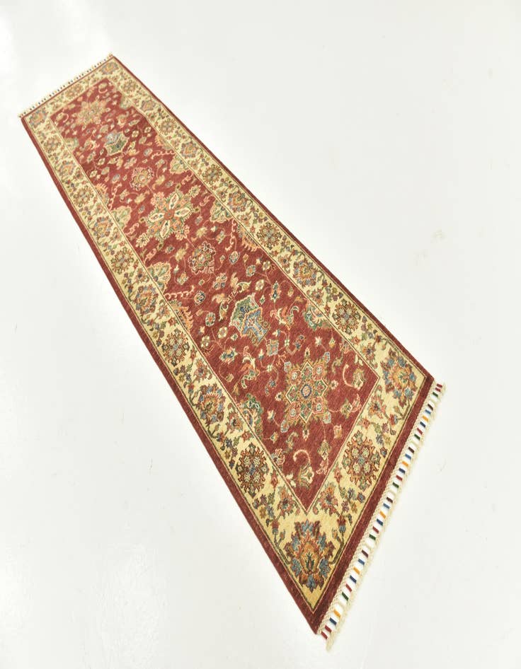 Detail image of  2' 7 x 9' 9  Hand Knotted Ariana Ziegler Runner Rug