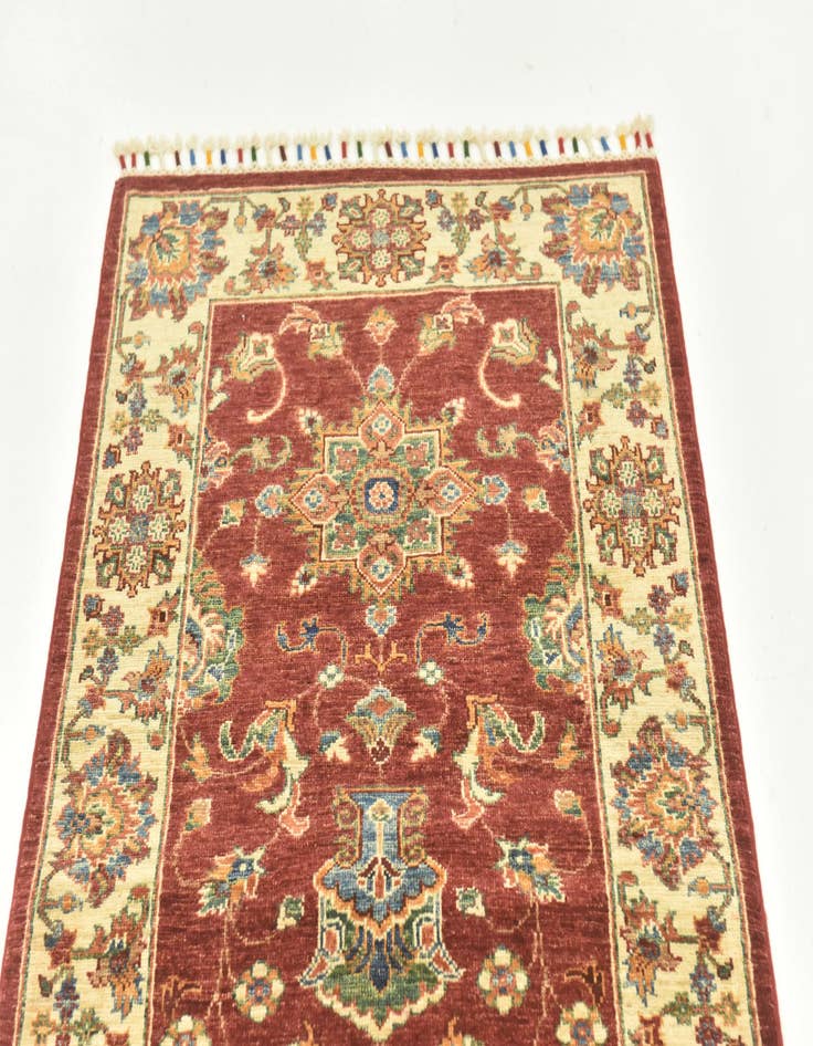 Detail image of  2' 7 x 9' 9  Hand Knotted Ariana Ziegler Runner Rug