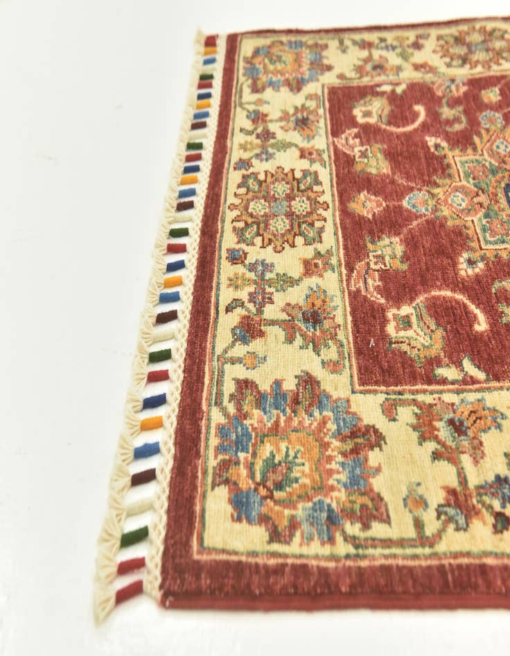 Detail image of  2' 7 x 9' 9  Hand Knotted Ariana Ziegler Runner Rug