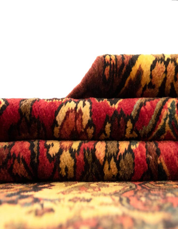 Detail image of  4' 9 x 9' 9  Hand Knotted Bachtiar Persian Wool Runner Rug