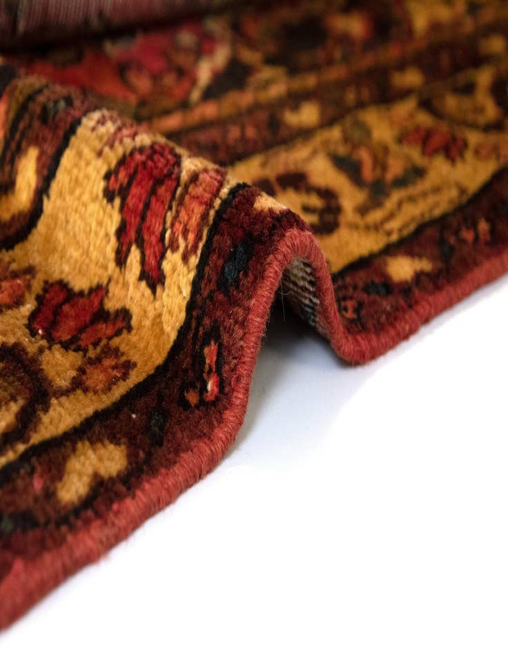 Detail image of  4' 9 x 9' 9  Hand Knotted Bachtiar Persian Wool Runner Rug