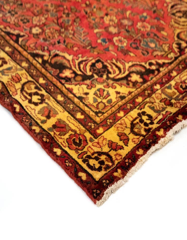 Detail image of  4' 9 x 9' 9  Hand Knotted Bachtiar Persian Wool Runner Rug