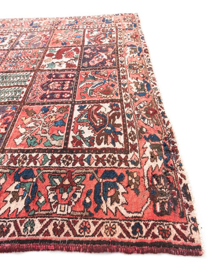 Detail image of  5' 3 x 10' 3  Hand Knotted Bakhtiar Persian Wool Runner Rug