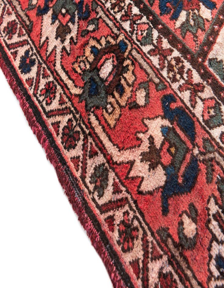 Detail image of  5' 3 x 10' 3  Hand Knotted Bakhtiar Persian Wool Runner Rug