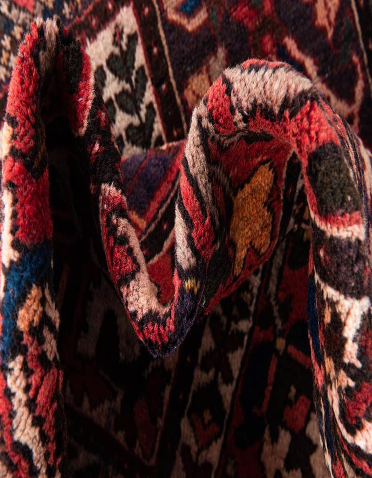 Detail image of  5' 3 x 10' 3  Hand Knotted Bakhtiar Persian Wool Runner Rug