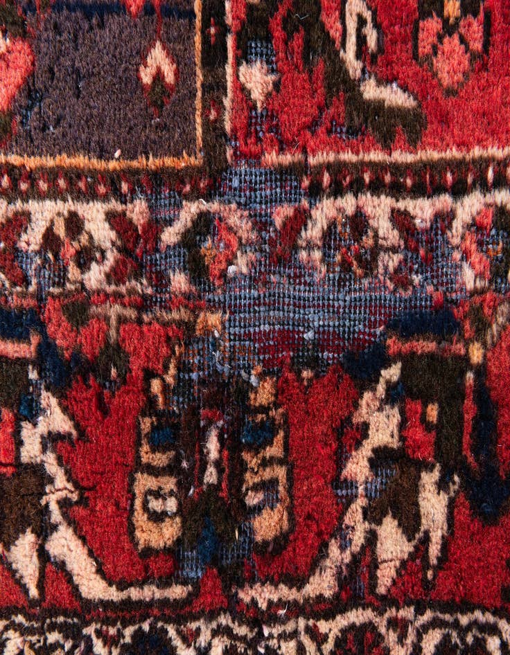 Detail image of  5' 3 x 10' 3  Hand Knotted Bakhtiar Persian Wool Runner Rug