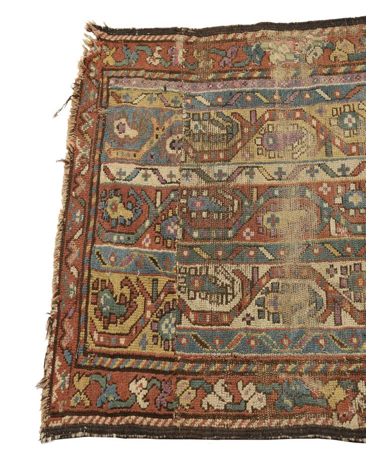 Detail image of  2' 2 x 9' 3  Hand Knotted Bakhtiar Persian Wool Runner Rug