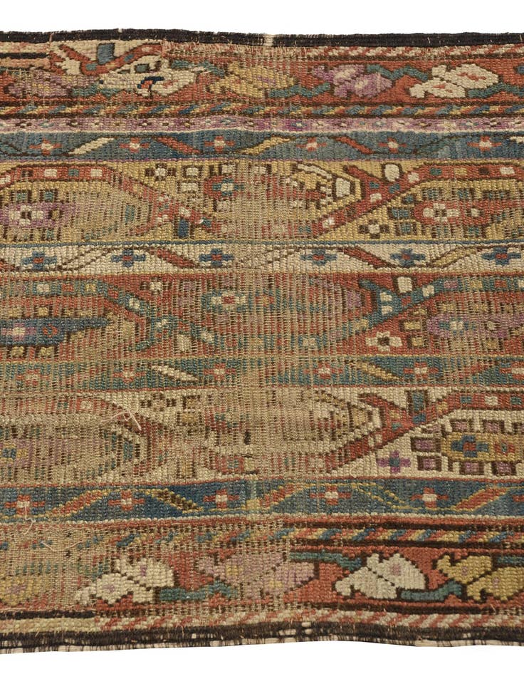 Detail image of  2' 2 x 9' 3  Hand Knotted Bakhtiar Persian Wool Runner Rug