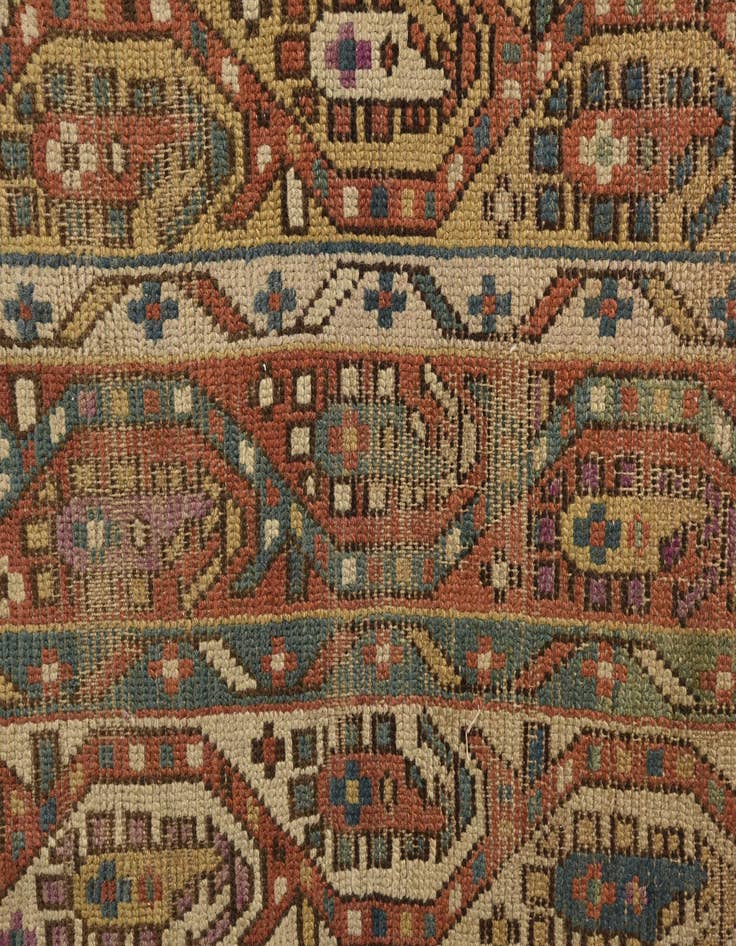 Detail image of  2' 2 x 9' 3  Hand Knotted Bakhtiar Persian Wool Runner Rug
