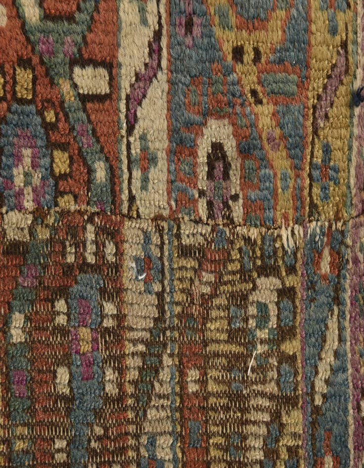 Detail image of  2' 2 x 9' 3  Hand Knotted Bakhtiar Persian Wool Runner Rug