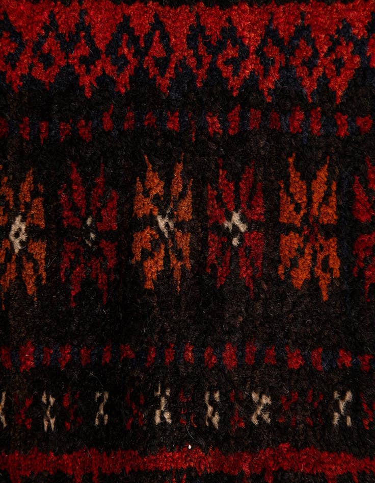 Detail image of  2' 9 x 9' 3 Balouch Wool Runner Rug