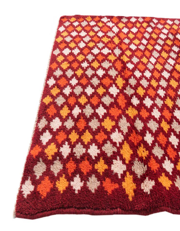 Detail image of  3' x 9'  Hand Knotted Balouch Wool Runner Rug