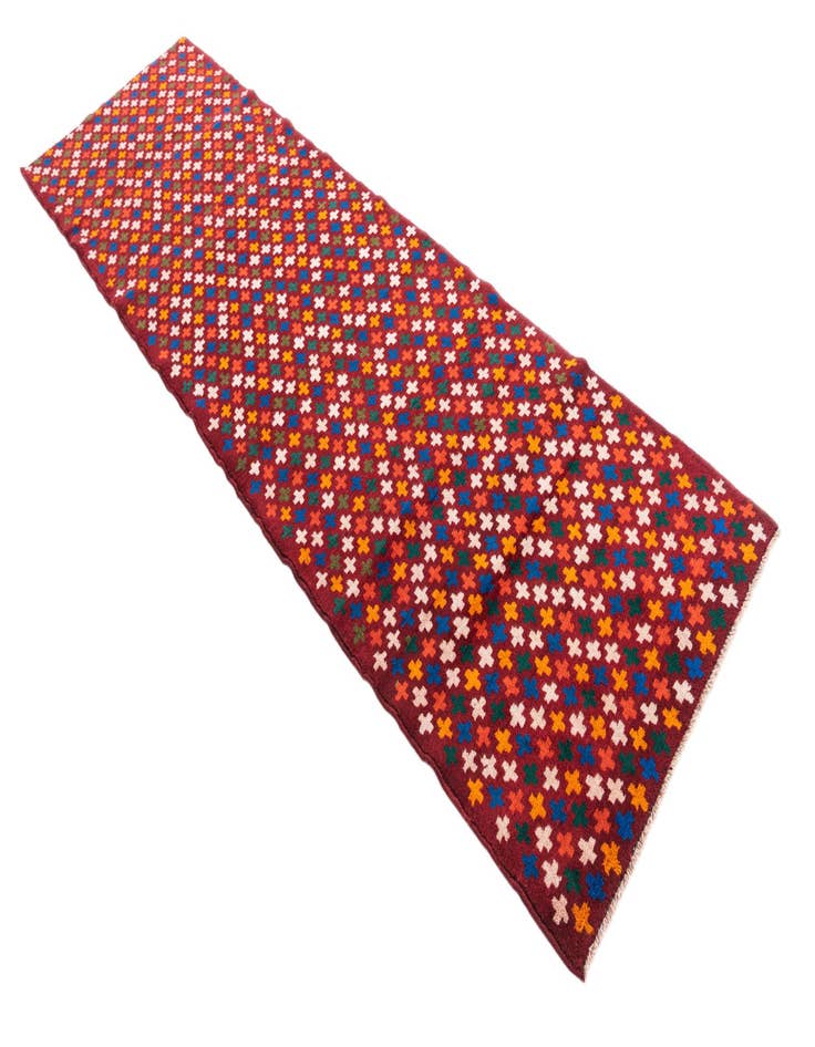 Detail image of  2' 9 x 9' 4  Hand Knotted Balouch Wool Runner Rug