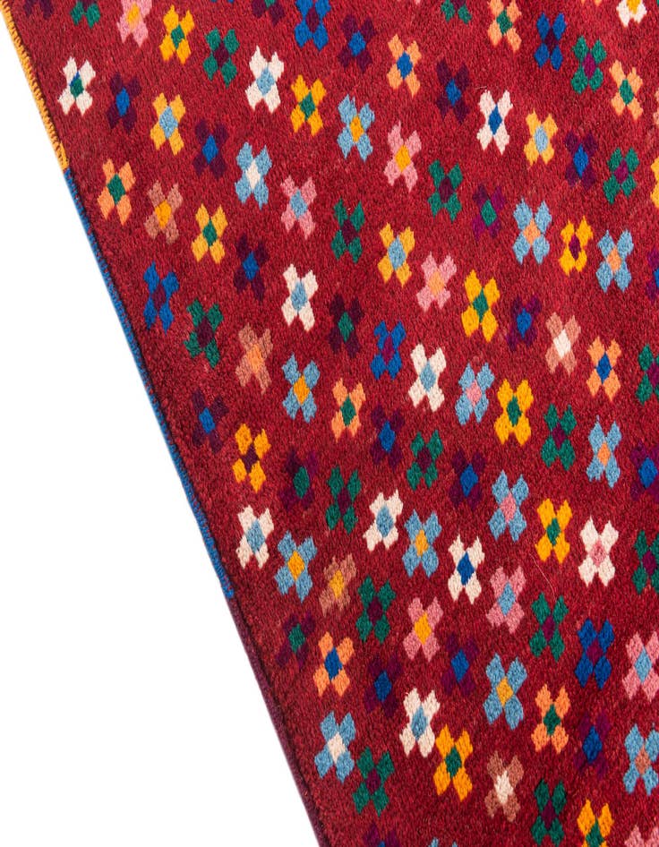 Detail image of  2' 10 x 10'  Hand Knotted Balouch Wool Runner Rug