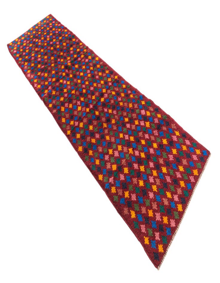 Detail image of  2' 9 x 9' 7  Hand Knotted Balouch Wool Runner Rug