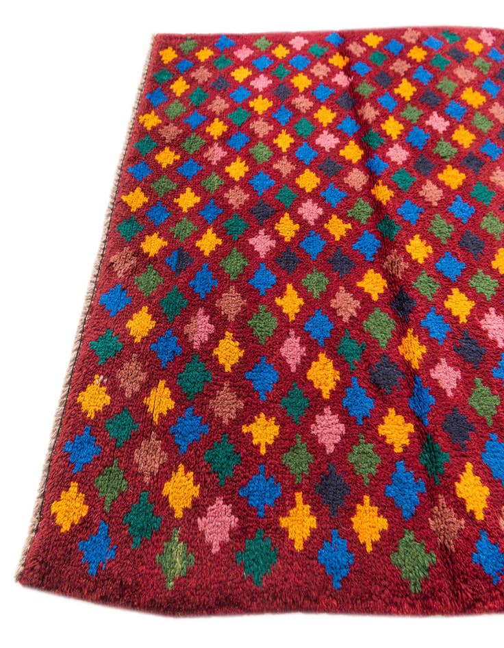 Detail image of  2' 9 x 9' 7  Hand Knotted Balouch Wool Runner Rug