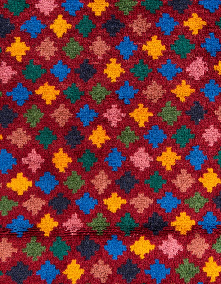 Detail image of  2' 9 x 9' 7  Hand Knotted Balouch Wool Runner Rug