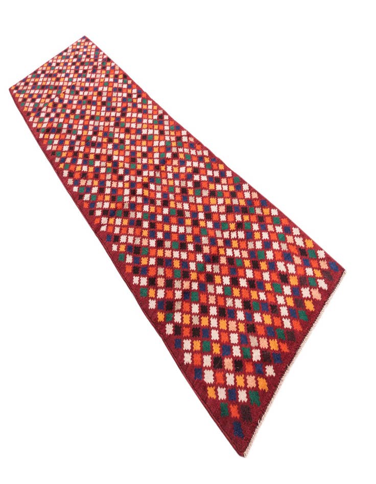 Detail image of  2' 9 x 9' 5  Hand Knotted Balouch Wool Runner Rug