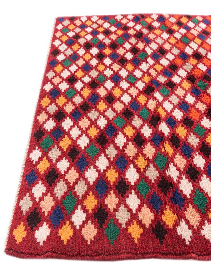 Detail image of  2' 9 x 9' 5  Hand Knotted Balouch Wool Runner Rug