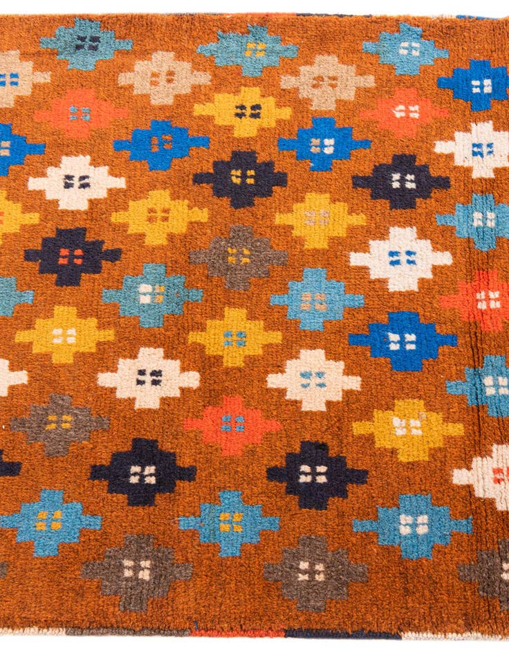 Detail image of  2' 7 x 9'  Hand Knotted Balouch Wool Runner Rug