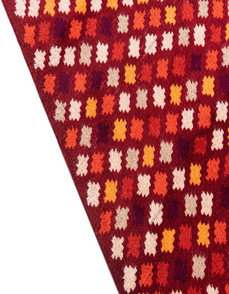 Detail image of  2' 8 x 9' 9  Hand Knotted Balouch Wool Runner Rug