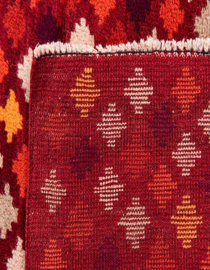 Detail image of  2' 8 x 9' 9  Hand Knotted Balouch Wool Runner Rug