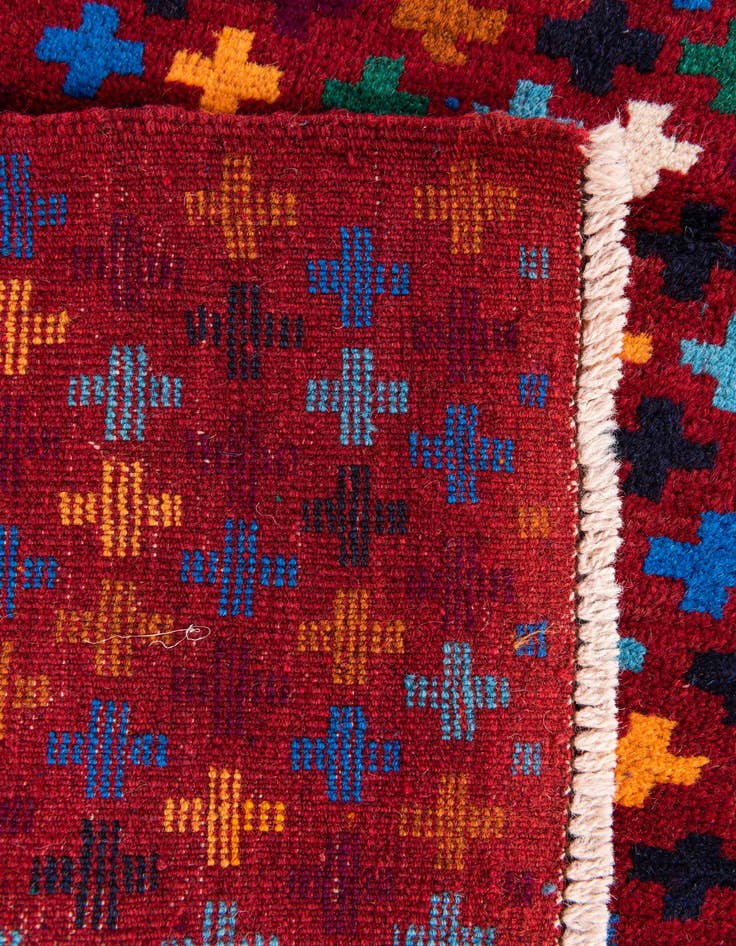 Detail image of  2' 10 x 9' 9  Hand Knotted Balouch Wool Runner Rug