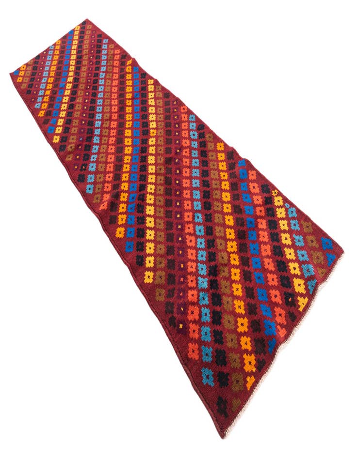 Detail image of  2' 9 x 9' 1  Hand Knotted Balouch Wool Runner Rug