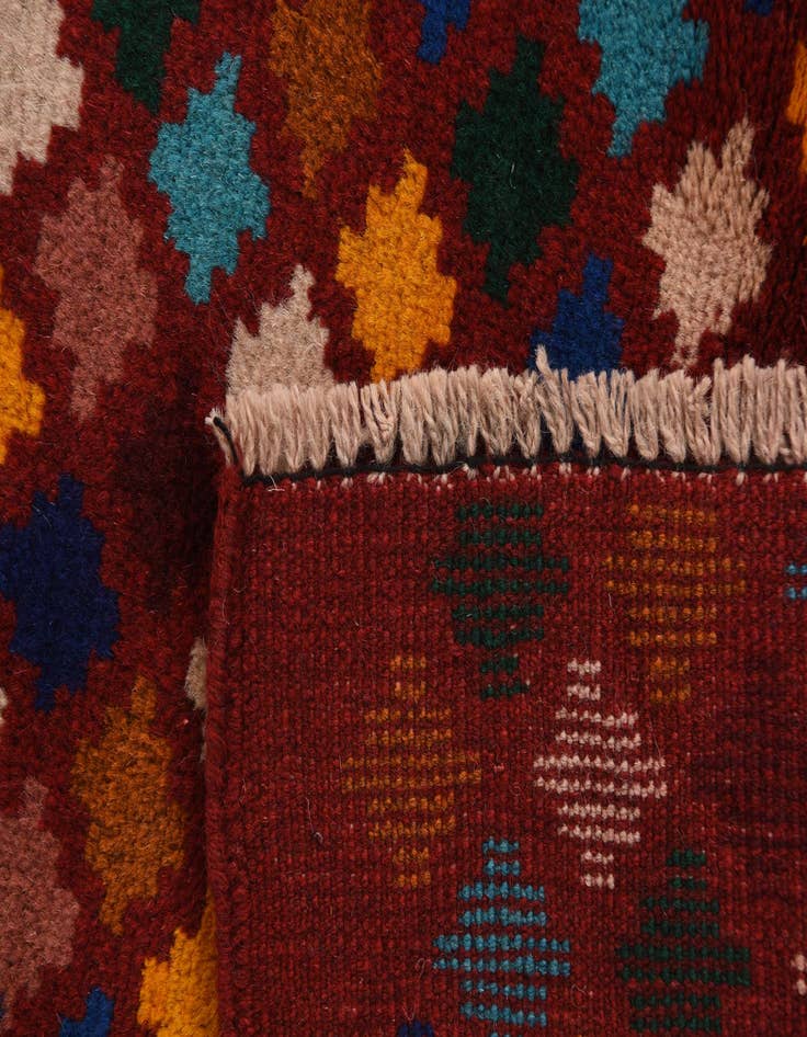 Detail image of  2' 6 x 8' 10  Hand Knotted Balouch Wool Runner Rug