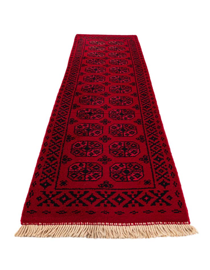 Detail image of  3' x 10' 11  Hand Knotted Balouch Persian Wool Runner Rug