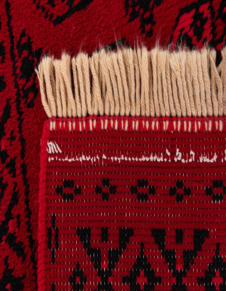 Detail image of  3' x 10' 11  Hand Knotted Balouch Persian Wool Runner Rug