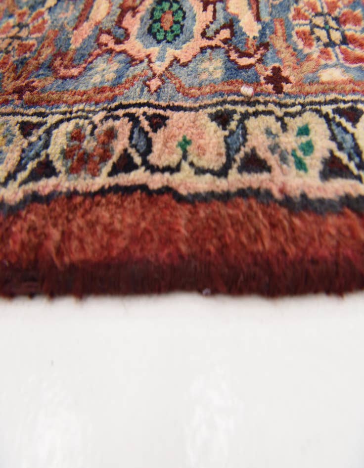 Detail image of  4' 4 x 11'  Hand Knotted Bidjar Persian Wool Runner Rug