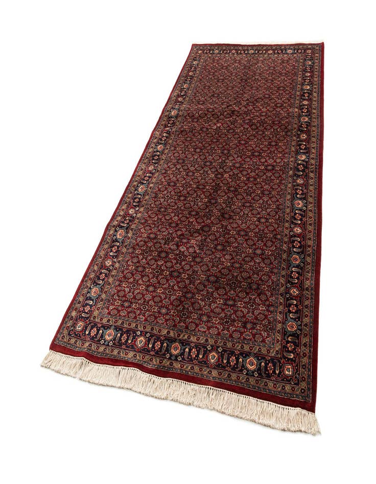 Detail image of  5' 6 x 10' 8  Hand Knotted Bidjar Wool Runner Rug