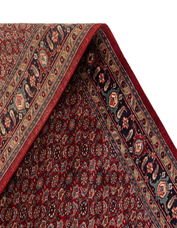 Detail image of  5' 6 x 10' 8  Hand Knotted Bidjar Wool Runner Rug