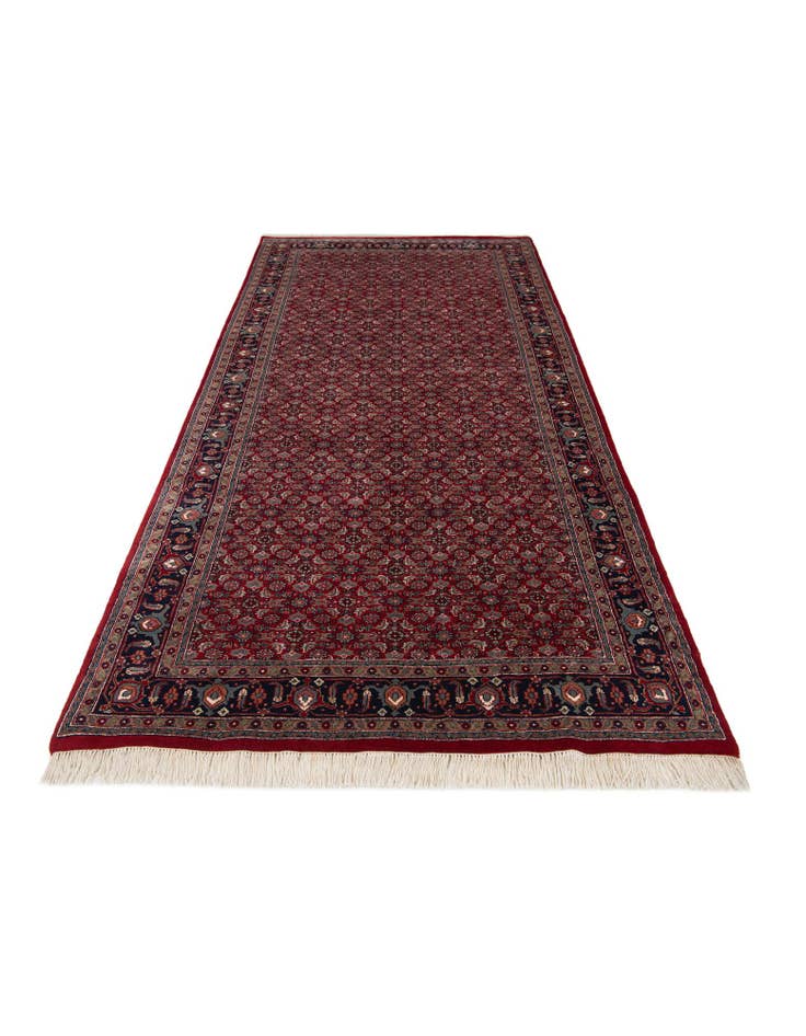 Detail image of  5' 4 x 10' 10  Hand Knotted Bidjar Wool Runner Rug