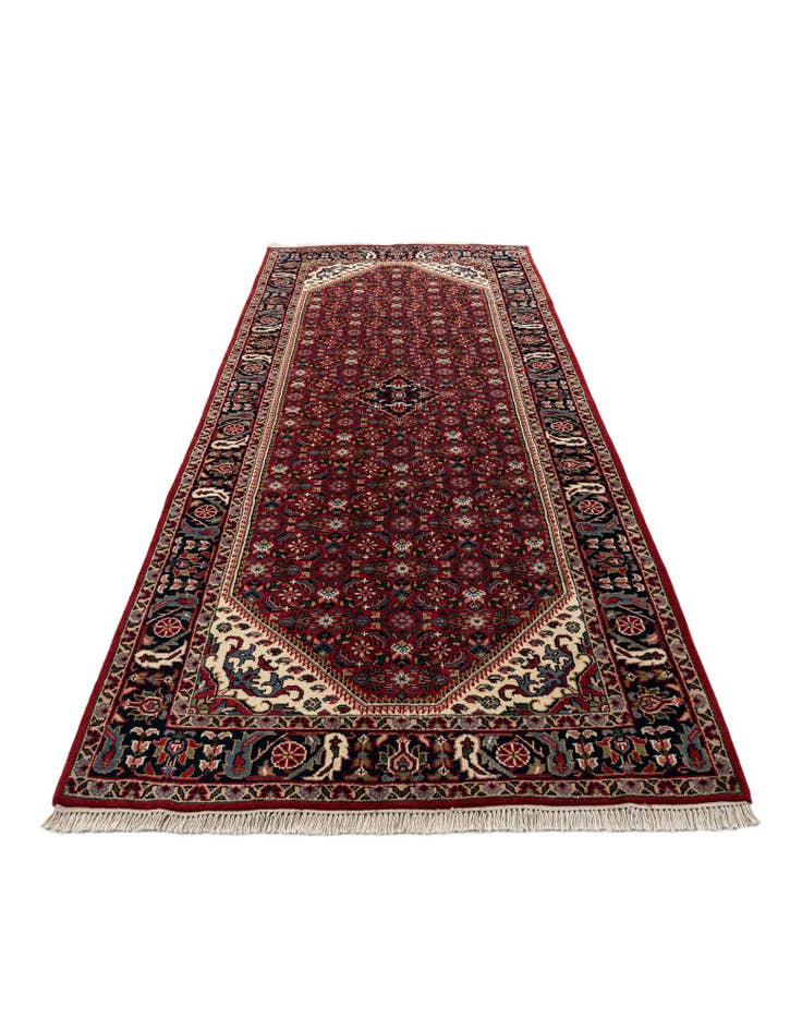 Detail image of  5' 3 x 11' 2  Hand Knotted Bidjar Wool Runner Rug