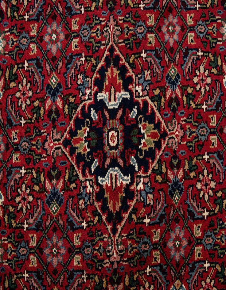 Detail image of  5' 3 x 11' 2  Hand Knotted Bidjar Wool Runner Rug