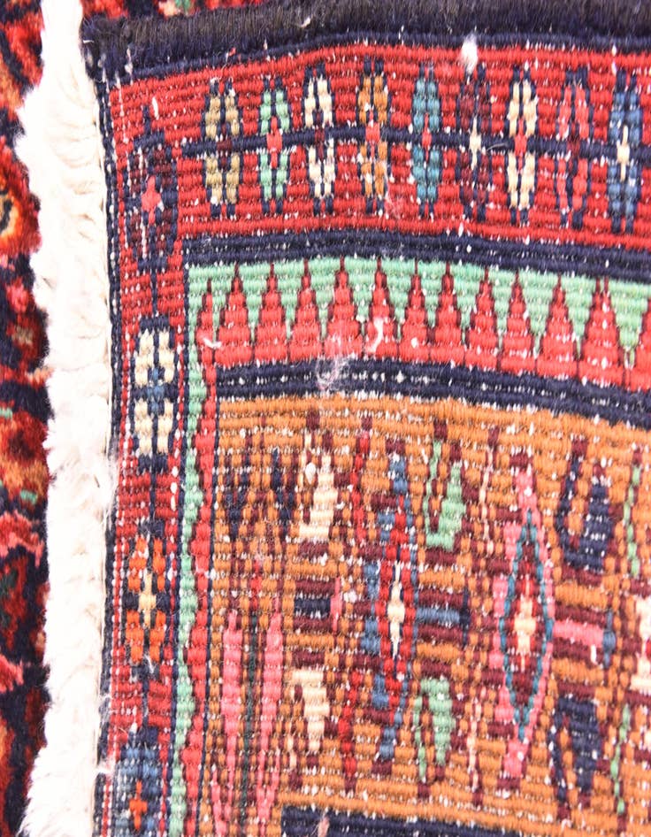 Detail image of  3' 8 x 10'  Hand Knotted Bidjar Persian Wool Runner Rug