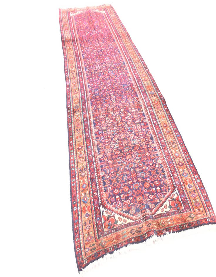 Detail image of  3' 8 x 10'  Hand Knotted Bidjar Persian Wool Runner Rug