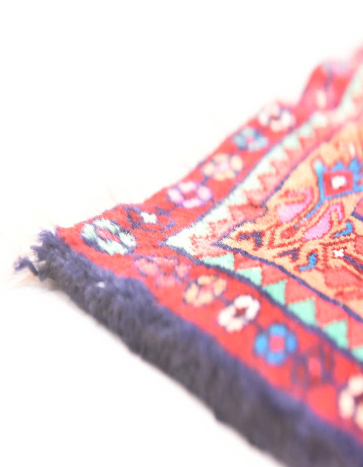 Detail image of  3' 8 x 10'  Hand Knotted Bidjar Persian Wool Runner Rug