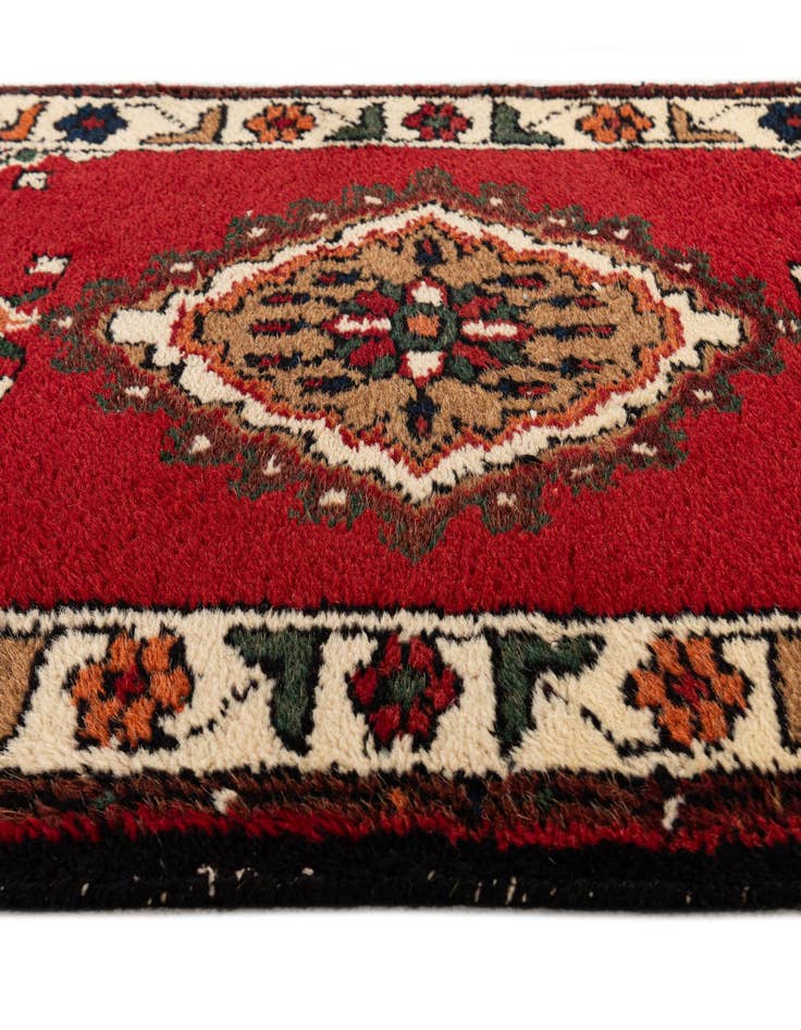 Detail image of  2' 1 x 4'  Hand Knotted Bidjar Wool Runner Rug